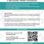 JOB VACANCY: Project Accountant